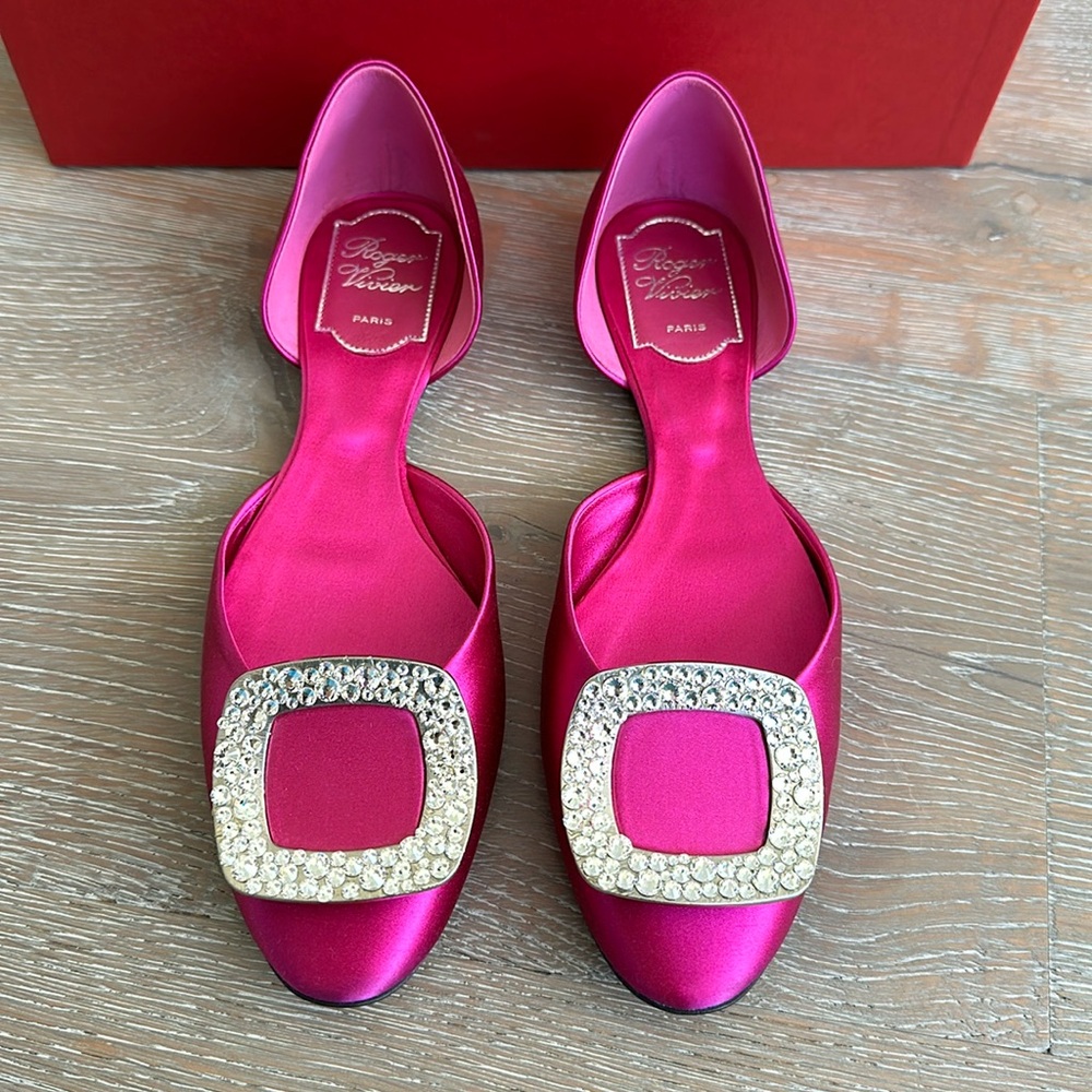 Roger Vivier Ballernie Chips Buckle flat